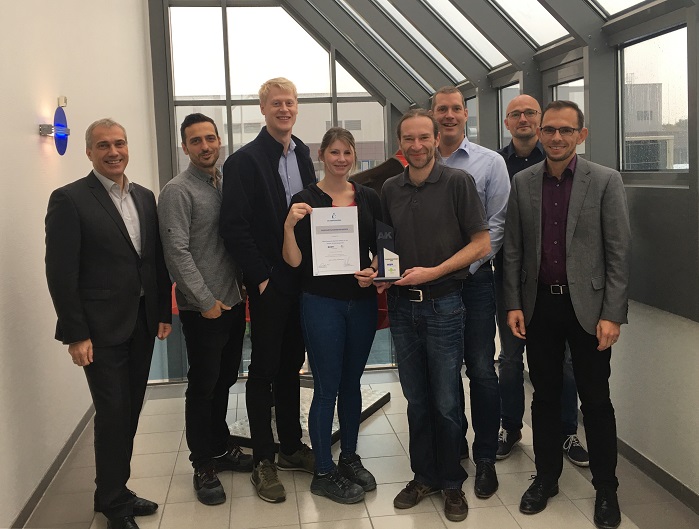 The Rastede-based company received the award at the 4th International Composites Congress (ICC) in Stuttgart. © Büfa Composite Systems